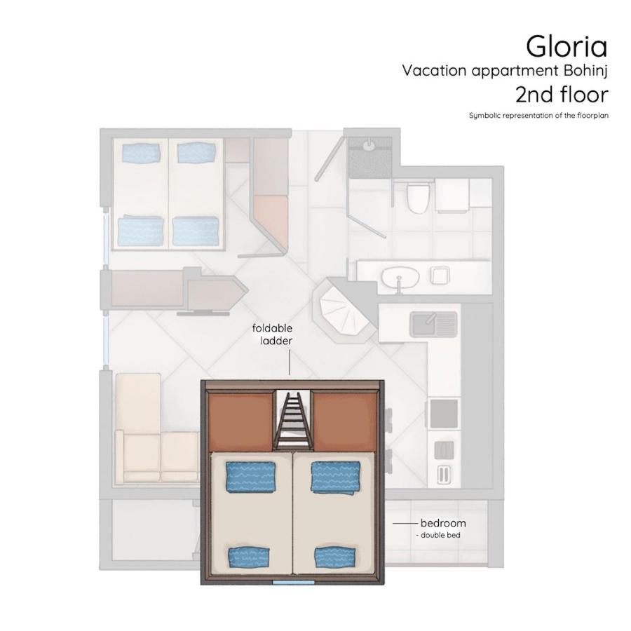 Gloria Holiday - Apartment Бохінь Екстер'єр фото